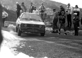 Alfa-Romeo Alfasud Sprint - Alfa-Romeo Alfasud Sprint am Rallye Monte Carlo 1985