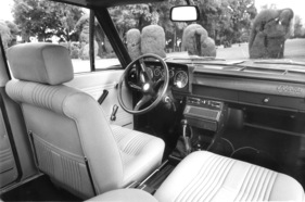 Alfa Romeo Alfetta (1972) - gute Rundumsicht in der Sport-Limousine