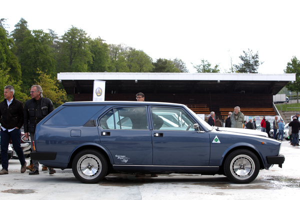 Image: Alfa Romeo Alfetta (1980) - the station wagon was created as a one-off in Switzerland - Dolder Classics May 2019