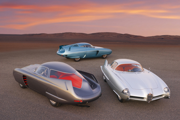 Alfa Romeo B.A.T. 5 (1953), B.A.T. 7 (1954) und B.A.T. 9d (1955) - zusammen angeboten bei der RM/Sotheby's Contemporary Art Evening Auction am 28 Oktober 2020