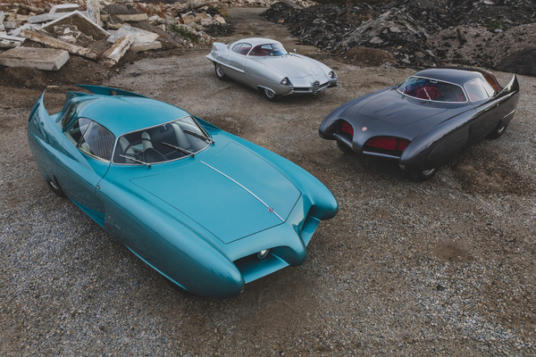 Alfa Romeo B.A.T. 5 (1953), B.A.T. 7 (1954) und B.A.T. 9d (1955) - zusammen angeboten bei der RM/Sotheby's Contemporary Art Evening Auction am 28 Oktober 2020
