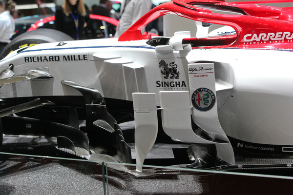 Alfa Romeo C38 (Sauber) (2019) - komplexe Aerodynamik - Genfer Automobilsalon 2019