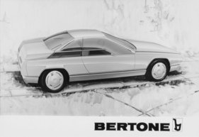 Alfa Romeo Delfino (1983) - Entwurfszeichnung