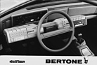 Image: Alfa Romeo Delfino (1983) - futuristic cockpit