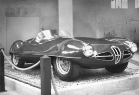 Alfa Romeo Disco Volante (1953) - die Spiderversion, am Genfer Automobilsalon von 1953