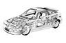 Alfa Romeo ES30 SZ (1989) - Durchsichtszeichnung (Quelle: Archiv) Alfa Romeo ES30 SZ (1989) - Durchsichtszeichnung (Quelle: Archiv)