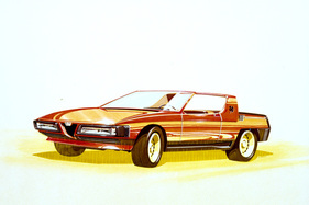 Alfa Romeo Eagle Pininfarina (1975) - Entwurfszeichnung