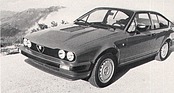 Alfa Romeo GTV 1962 cm' - 130 PS (DIN) 2 Doppelvergaser (1982)