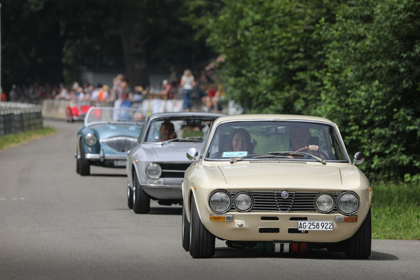 Alfa Romeo GTV 2000 (1972) - Startfeld "FaBaM - Freunde alten Blechs und aller Marken" - Oldtimer GP Brugger Schachen 2024