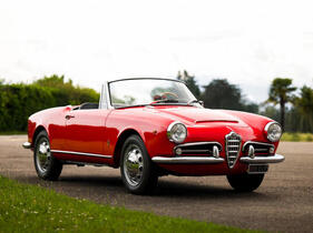 Alfa Romeo Giulia 1600 Spider (1962) - als Lot 139 an der Bonhams Bonmont Versteigerung 2025