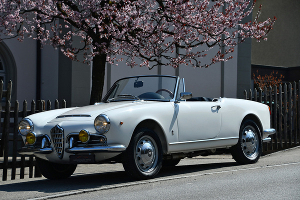 Alfa Romeo Giulia 1600 Spider (1963) - offered as lot 147 at the Oldtimer Galerie Toffen auction on October 16, 2021