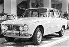 Alfa Romeo Giulia (1963) - leistungsfähiges Fahrzeug mit mehr auf Zweckmässigkeit als auf Schönheit ausgelegter Karosserie