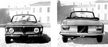 Alfa Romeo Giulia GTC (1965) - Vorder- und Hinteransicht