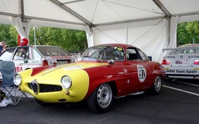 Alfa Romeo Giulia SS (1962) im Fahrerlager – Classic Days Düsseldorf 2022