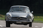 Alfa Romeo Giulia SS (1964) - die Seitenneigung wird aussen stärker wahrgenommen als innen