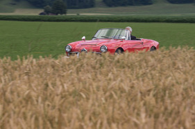 Alfa Romeo Giulia Spider 1600 (1962) - früher waren Sportwagenfahrer kleiner