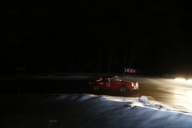 Alfa Romeo Giulia Spider 1600 Veloce (1965) - in der Nacht unterwegs - AvD Histo Monte 2017