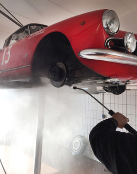 Alfa Romeo Giulia Spider 1600 Veloce (1965) - komplette Reinigung nach der Rallye - AvD Histo Monte 2017