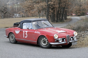 Alfa Romeo Giulia Spider 1600 Veloce (1965) - nicht überall lag Schnee - AvD Histo Monte 2017 (1965)