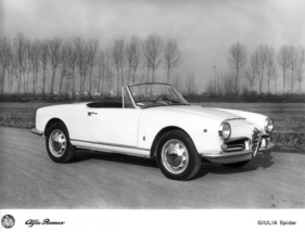 Alfa Romeo Giulia Spider (1963) - der Name wechselte von Giulietta zu Giulia