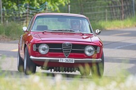 Alfa Romeo Giulia Sprint GT Bertone (1967) at the GP Mutschellen 2026 - starting number 214