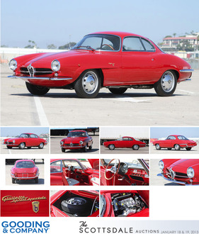 Alfa Romeo Giulia Sprint Speciale (1965) - wurde von Gooding an der Scottsdale-Auktion 2013 für USD 180'000 versteigert Alfa Romeo Giulia Sprint Speciale (1965) - wurde von Gooding an der Scottsdale-Auktion 2013 für USD 180'000 versteigert
