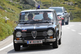 Alfa Romeo Giulia Super (1970) - bei der Überquerung des Flüelapasses an der Passione Engadina 2019