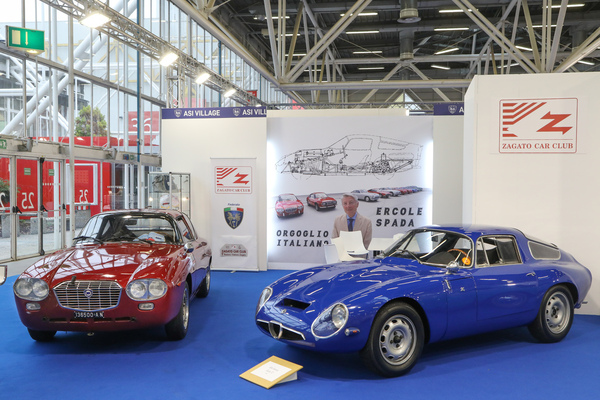 Bild Alfa Romeo Giulia TZ (1964) - zusammen mit Zagato-Variante des Lancia Flavia - Auto e Moto d'Epoca Bologna 2023