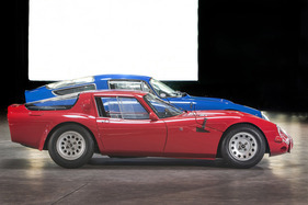 Alfa Romeo Giulia TZ 2 (1965) - deutlich flacher - im Vergleich zur TZ 1 von 1964