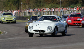 Alfa Romeo Giulia TZ1 (1963) - Teilnehmer der Fordwater Trophy am Goodwood Revival 2012