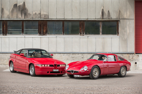 Alfa Romeo Giulia TZ1 (1964) und Alfa Romeo SZ (1990) - Robert Opron versus Ercole Spada