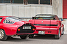Alfa Romeo Giulia TZ1 (1964) und Alfa Romeo SZ (1990) - Rundungen versus rechteckige Formen (© Daniel Reinhard, 2026) Alfa Romeo Giulia TZ1 (1964) und Alfa Romeo SZ (1990) - Rundungen versus rechteckige Formen (© Daniel Reinhard, 2026)