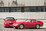 Alfa Romeo Giulia TZ1 (1964) und Alfa Romeo SZ (1990) - rundlich der eine, kantig der andere (© Daniel Reinhard, 2026) Alfa Romeo Giulia TZ1 (1964) und Alfa Romeo SZ (1990) - rundlich der eine, kantig der andere (© Daniel Reinhard, 2026)
