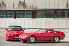 Alfa Romeo Giulia TZ1 (1964) und Alfa Romeo SZ (1990) - rundlich der eine, kantig der andere (1964)