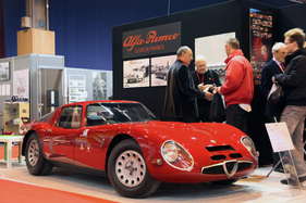 Alfa Romeo Giulia TZ2 (1965) - noch seltener als die Guilia TZ - Rétromobile Paris 2014 Alfa Romeo Giulia TZ2 (1965) - noch seltener als die Guilia TZ - Rétromobile Paris 2014