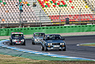 Alfa Romeo Giulia - zwei Giulias jagen einen BMW 3-er - beim akademisches Fahrtraining auf dem Hockenheimring 2012
