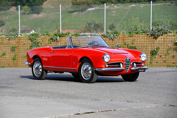 Alfa Romeo Giulietta 1600 Spider (1962) - als Zusatzlot 150A an der Versteigerung der Oldtimer Galerie Toffen am 14. Oktober 2023 angeboten