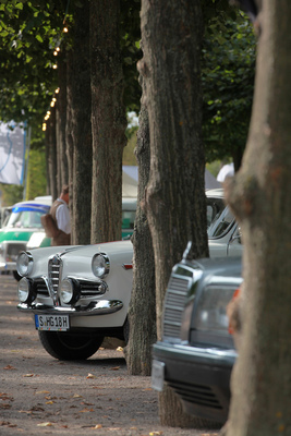 Alfa Romeo Giulietta (1959) - wer streckt denn da seine Schnauze hervor? - Classic-Gala Schwetzingen 2020