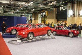 Alfa-Romeo Giulietta SZ Coda Tonda (1961) - zusammen mit einem Osca 1600 GT Zagato, zu sehen bei Artcurial - Rétromobile Paris 2022