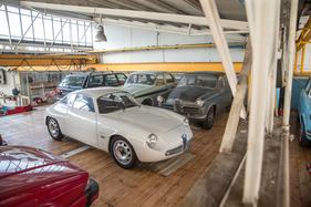 Alfa Romeo Giulietta SZ mit dem runden Heck (Alfa Blue Team) - Clubanlass Alfa Romeo Club (17. bis 19. August 2018)