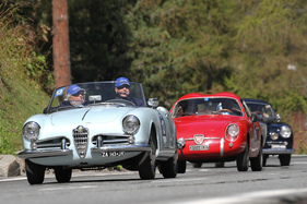 Bild Alfa Romeo Giulietta Spider (1956) - an der Passione Engadina 2018