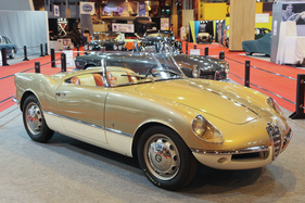Alfa Romeo Giulietta Spider Bertone (1955) - in der Sonderausstellung der Sammlung von Lopresto - Rétromobile 2015