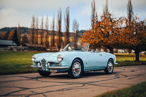 Alfa Romeo Giulietta Spider Veloce (1957) - 1957 Alfa Romeo Giulietta Spider Veloce - als Lot 124 an der Oldtimer Galerie Toffen Versteigerung von Gstaad am 29. Dezember 2024