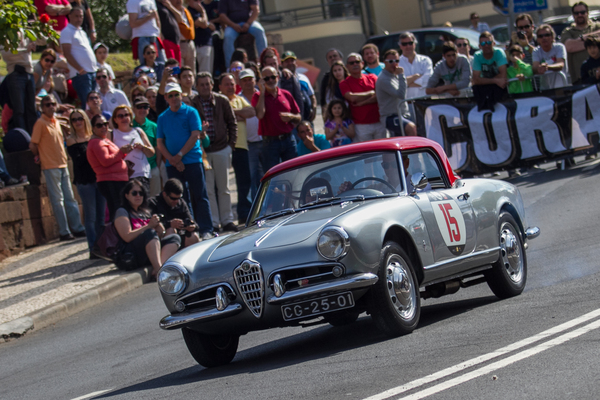 Alfa Romeo Giulietta Spider beim Rampa dos Barreiros - Madeira’s Classic Motor Exhibition Funchal 2016