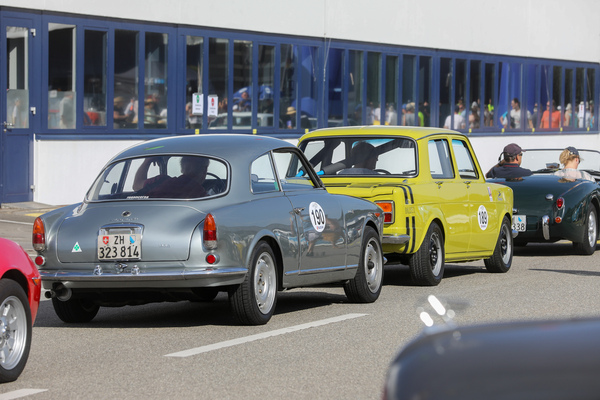 Alfa Romeo Giulietta Sport 1300 von 1964 in der Gruppe Sternfahrt Süd Oberaargau/Entlebuch - 31. Oldtimer Grand Prix Safenwil 2023