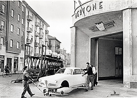 Alfa Romeo Giulietta Sprint (1954) - aus dem Schaffen von Bertone