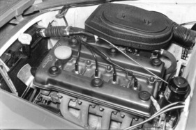 Alfa Romeo Giulietta Sprint (1954) - der Zweinockenwellen-Motor mit Solex-Vergaser
