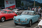 Alfa Romeo Giulietta Sprint (1955) auf dem Besucherparkplatz – Swiss Classic World Luzern 2022