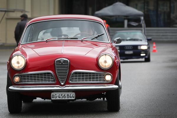 Alfa Romeo Giulietta Sprint (1958) - bei der Anfahrt - OSMT Zug am 5. Mai 2019