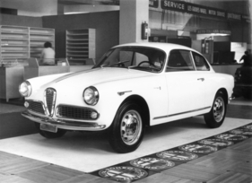 Alfa Romeo Giulietta Sprint (1962) am Genfer Automobilsalon - unverändert, aber weiterhin beliebt